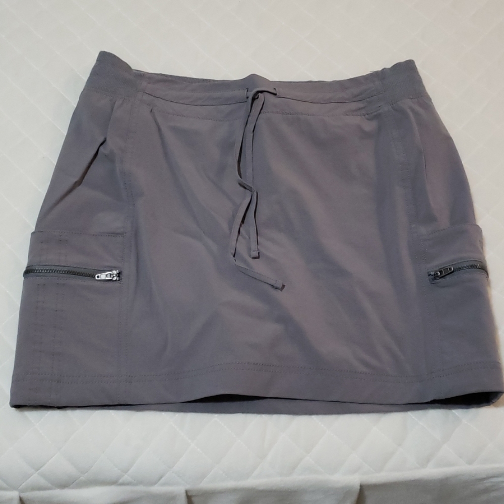 Grey Athletic Skirt